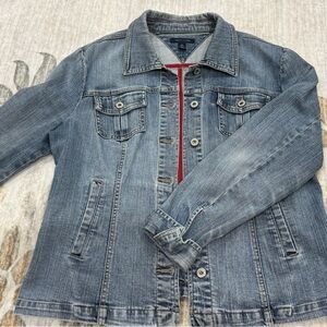 Tommy Hilfiger Women's Blue Denim Jacket XL